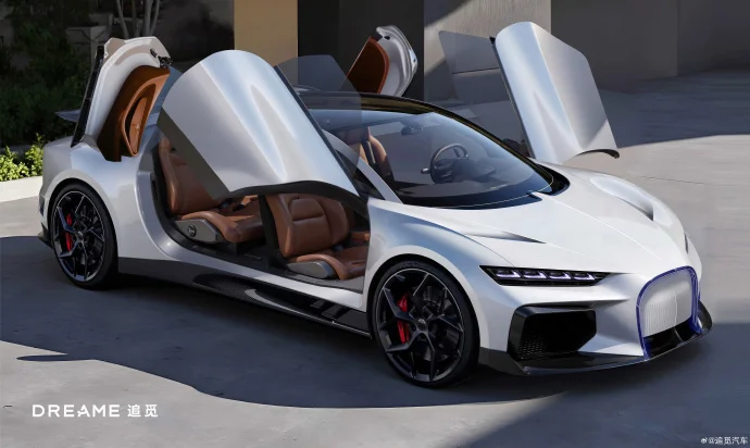 追覓版&ldquo;布加迪&rdquo;官圖放出：隱藏式雙B柱 重構無序對開車門